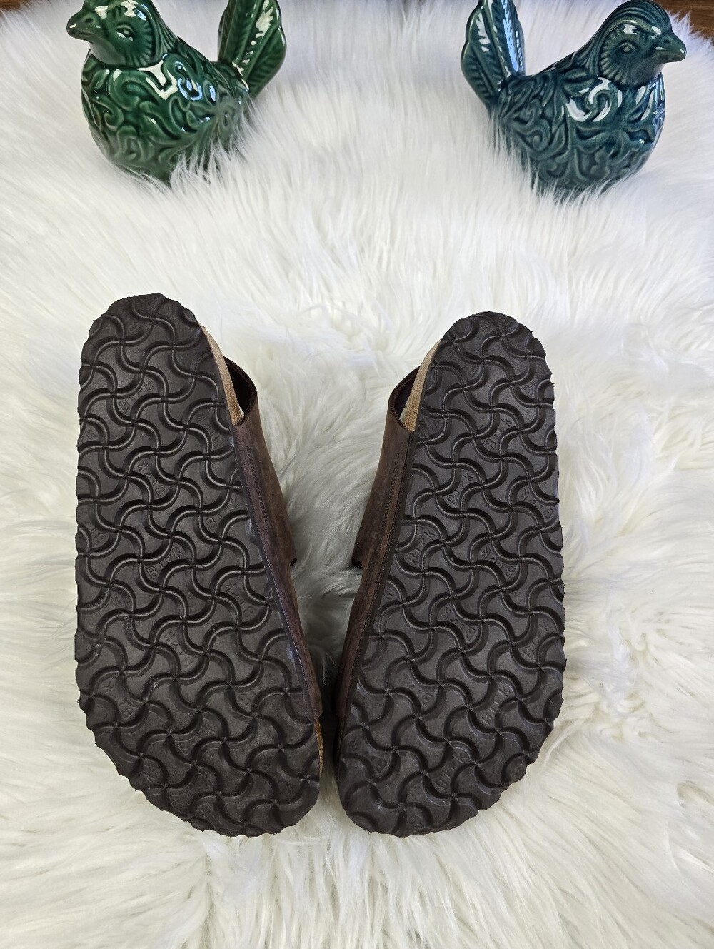 Birkenstock Milano Oiled Leather Sandals Size 38 - Picture 3 of 14